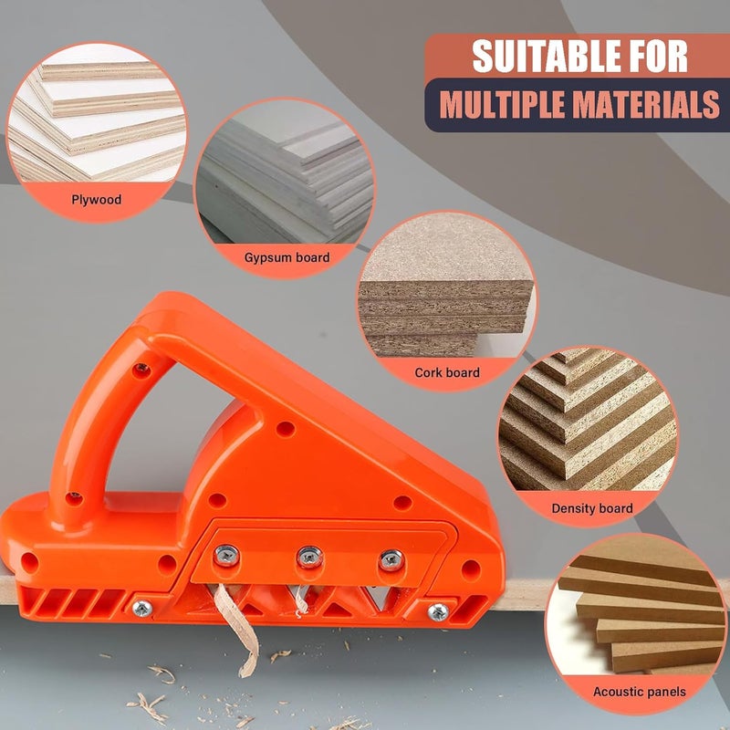 YJPPDD Drywall Cutting Tool, Plasterboard Edger Fast Cutter, Precise 45 60 Gypsum Board Chamferer With 10 Blades, Woodworking Hand Smoothing Planes, Perfect Angle Planers for Woodworkers - Image 5